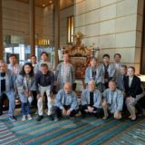 【三崎神社例大祭 間近  お神輿お披露目】         ＠庭のホテル東京　